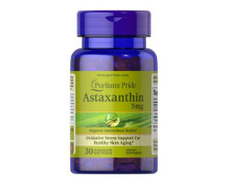 Астаксантин Puritan's Pride Astaxanthin 5 mg 30 рідких капсул