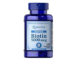 Біотин Puritan's Pride Biotin 5000 mcg 120 капсул