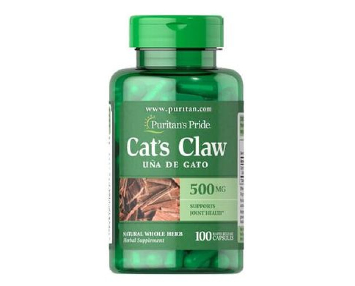 Котячий кіготь Puritan's Pride Cat's Claw 500 mg 100 капс