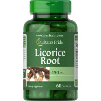 Солодка корінь Puritan's Pride Licorice Root 450 mg 60 капсул