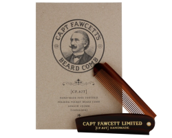 Складаний кишеньковий гребінець для бороди Captain Fawcett Folding Pocket Beard Comb (CF.82T)