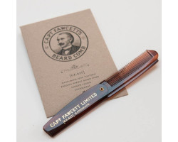 Складаний кишеньковий гребінець для бороди Captain Fawcett Folding Pocket Beard Comb (CF.82T)