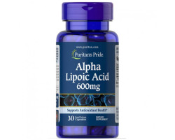 Альфа-ліпоєва кислота Puritan's Pride Alpha Lipoic Acid 600 mg 30 капсул