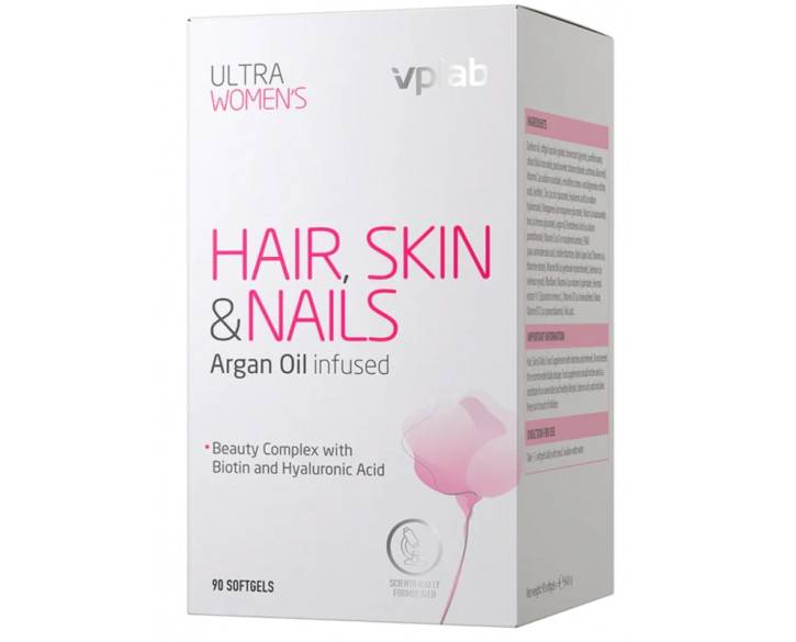 Ultra Women's Hair, Skin & Nails  VPLab Nutrition (90 капсул)