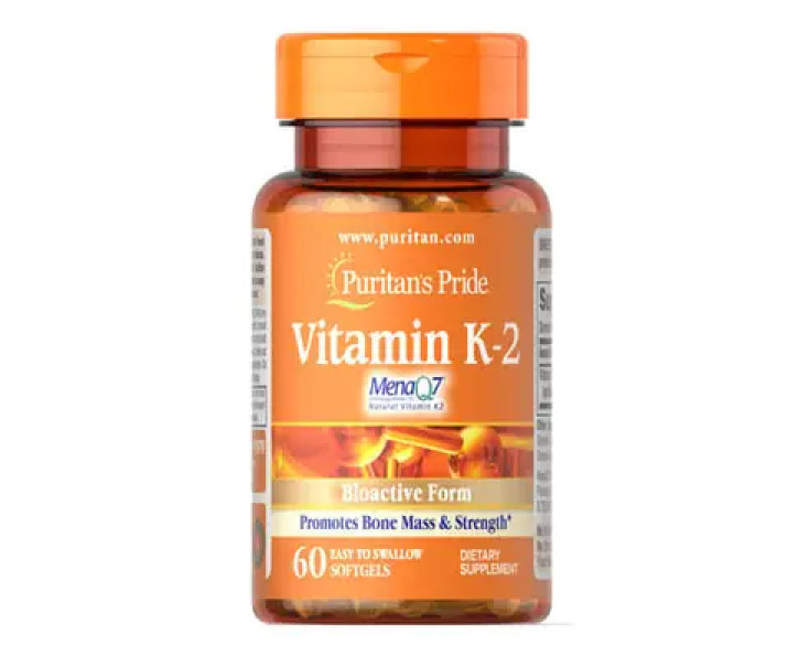 Puritan's Pride Vitamin K-2 (MenaQ7) 50 mcg 60 капс