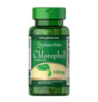 Puritan's Pride Chlorophyll Complex 100mg 60 рідких капсул