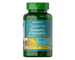 Puritan's Pride Turmeric Curcumin 1000 mg with Bioperine 5 mg 120 капсул
