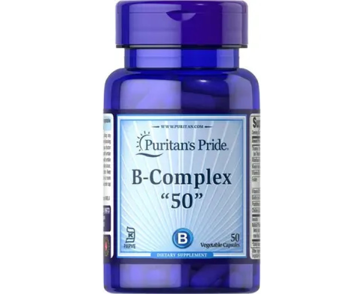 Puritan's Pride Vitamin B-50 Complex 50 Капсул