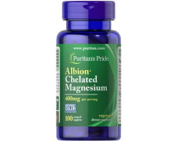 Puritan's Pride Albion Chelated Magnesium 400 mg 100 таблеток