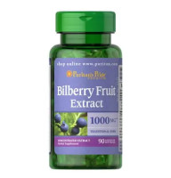 Puritan's Pride Bilberry 4: 1 Extract 1000 mg 90 рідких капсул