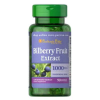 Puritan's Pride Bilberry 4: 1 Extract 1000 mg 90 рідких капсул