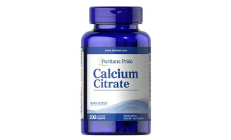 Кальцій цитрат Puritan's Pride Calcium Citrate 200 mg 200 таб