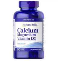 Puritan's Pride Calcium Magnesium Vitamin D3 240 таблеток