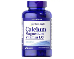 Puritan's Pride Calcium Magnesium Vitamin D3 240 таблеток