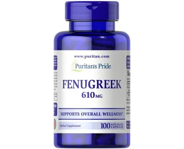 Puritan's Pride Fenugreek 610 mg 100 капсул
