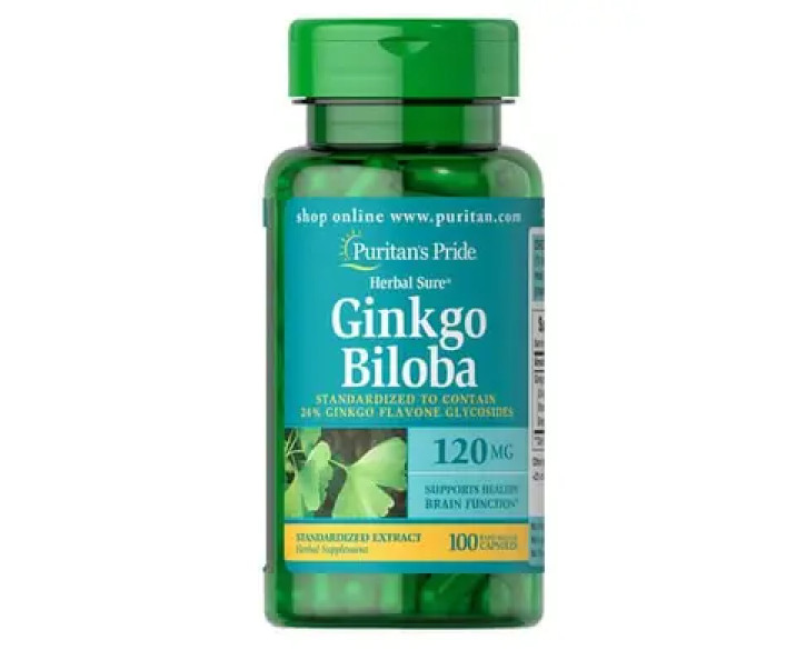Puritan's Pride Ginkgo Biloba 120 mg 100 капс.
