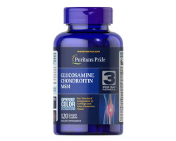 Puritan’s Pride Glucosamine Chondroitin MSM Double Strength 120 таб
