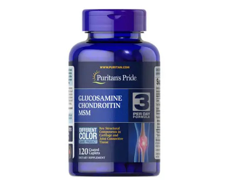 Puritan’s Pride Glucosamine Chondroitin MSM Double Strength 120 таб