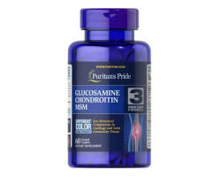 Puritan’s Pride Glucosamine Chondroitin MSM Double Strength 60 таб