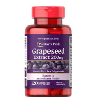 Puritan's Pride Grapeseed Extract 200 mg 120 капс