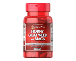 Puritan's Pride Horny Goat Weed with Maca 60 капсул