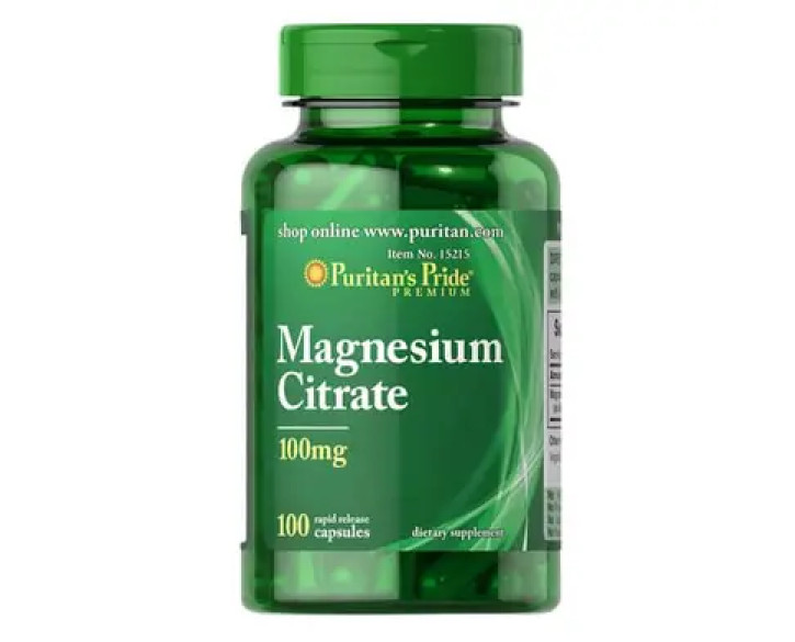 Puritan's Pride Magnesium Citrate 100 mg 100 caps