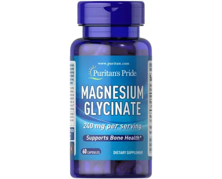 Puritan's Pride Magnesium Glycinate 240 mg 60 капсул