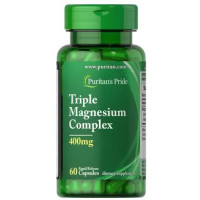 Puritan's Pride Magnesium Triple Complex 400 mg 120 капсул