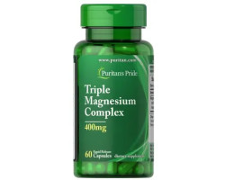 Puritan's Pride Magnesium Triple Complex 400 mg 120 капсул