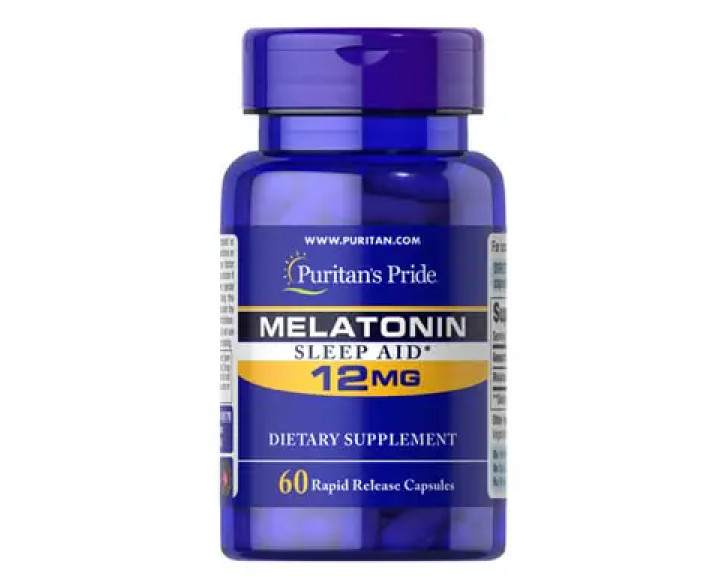 Puritan's Pride Melatonin 12 mg 60 капсул