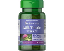 Puritan's Pride Milk Thistle 4:1 Extract 1000 mg (Silymarin) 30 капсул