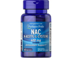 Puritan's Pride NAC 600 mg (N-Acetyl Cysteine) 60 капсул