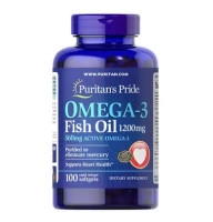 Puritan's Pride Omega-3 Fish Oil 1200 mg 100 капс