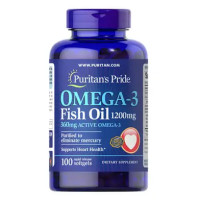 Puritan's Pride Omega-3 Fish Oil 1200 mg 100 капс