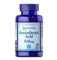 Пантотенова кислота Puritan's Pride Pantothenic Acid 550 мг 100 капсул