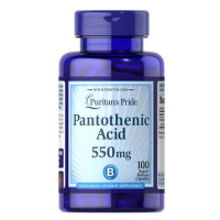 Пантотенова кислота Puritan's Pride Pantothenic Acid 550 мг 100 капсул