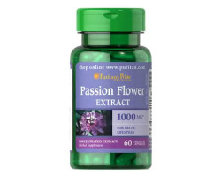 Puritan's Pride Пасифлора Passion Flower Extract 1000 mg 60 капсул