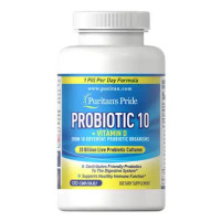 Puritan's Pride Probiotic with Vitamin D 10 120 капс