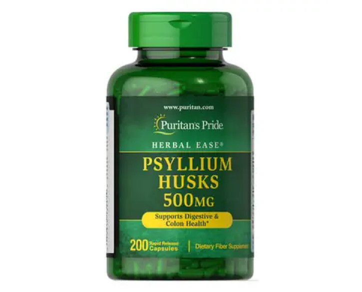 Puritan's Pride Psyllium Husks 500 mg 200 капс