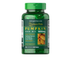 Puritan's Pride Pumpkin Seed Oil 1000 mg 100 рідких капсул