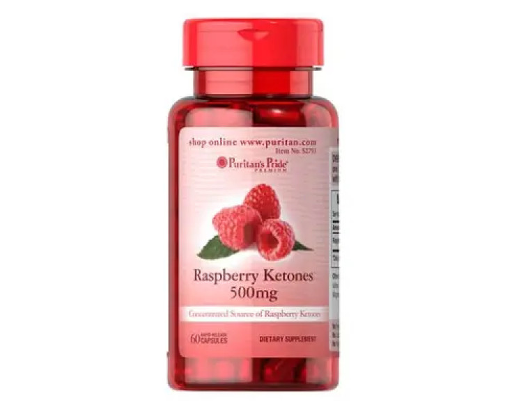 Puritan's Pride Raspberry Ketones 500 mg 60 капс