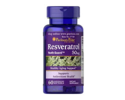 Puritan's Pride Resveratrol 50 mg 60 рідких капсул