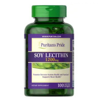 Puritan's Pride Soy Lecithin 1200 mg 100 рідких капсул