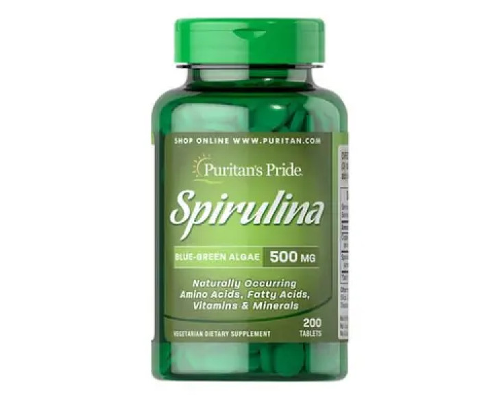 Puritan's Pride Spirulina 500 mg 200 таб.
