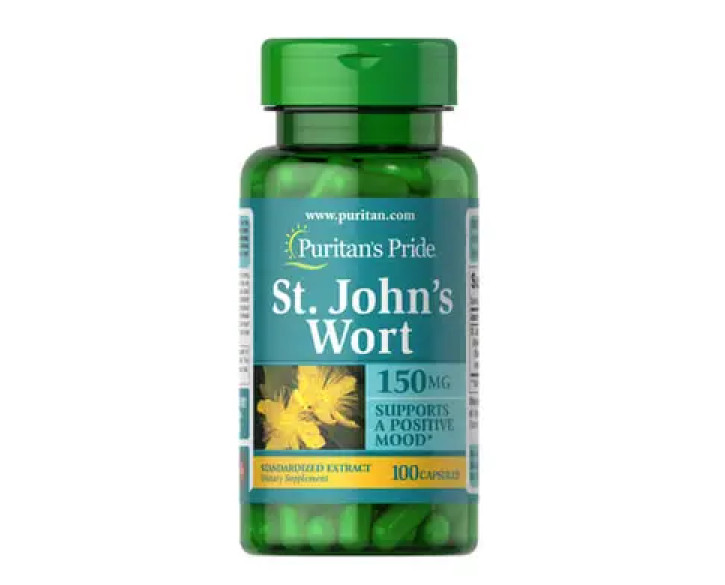 Звіробій Puritan's Pride St. John's Wort Standardized Extract 150 mg 100 капсул