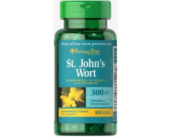 Звіробій Puritan's Pride St. John's Wort Standardized Extract 300 mg 100 капсул
