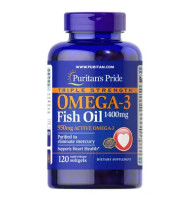 Puritan's Pride Triple Strength Omega-3 1400 mg 120 капс