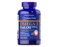 Puritan's Pride Triple Strength Omega-3 1400 mg 120 капс