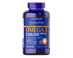 Puritan's Pride Triple Strength Omega-3 1400 mg 240 капсул