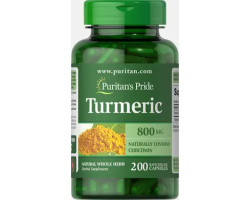 Puritan's Pride Turmeric 800 mg 200 капсул